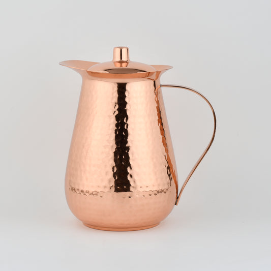 Pure Copper Flat Base Jug 2L