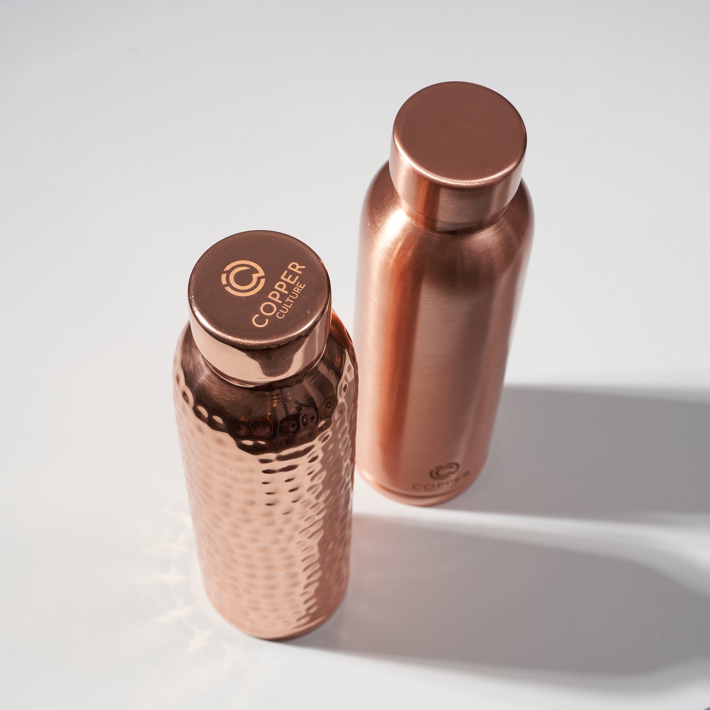 Hammered Pure Copper Water Bottle 950ml