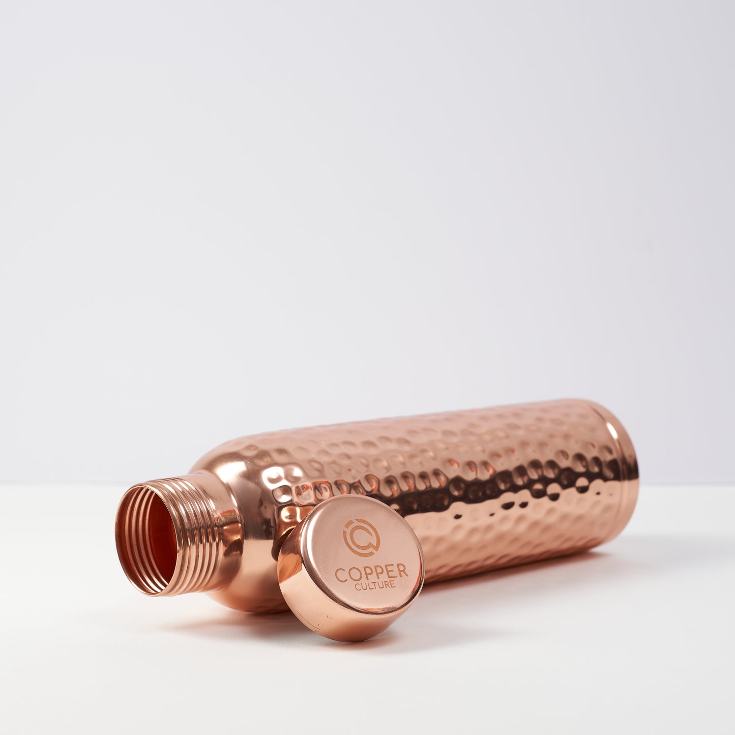 Hammered Pure Copper Water Bottle 950ml