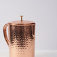 Pure Copper Jug - 2L Hammered Copper Jug - Copper Culture