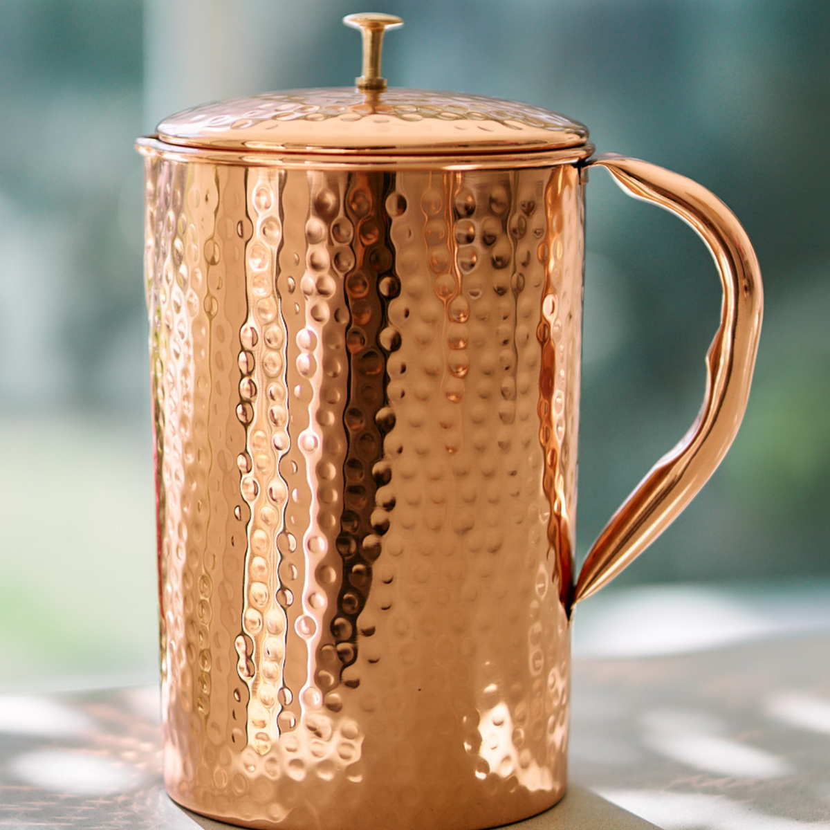 Copper Culture Pure Copper Jug - 2L Hammered Copper Jug Quality Report