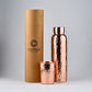 Hammered Copper Gift Set - 2 Bottles & 2 Mugs