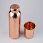 Hammered Copper Gift Set - 2 Bottles & 2 Mugs