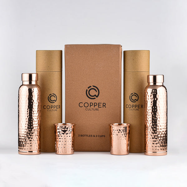 弁当箱・水筒 Copper Water Bottle and 2 Cups Set DSC7695_grande.jpg?v=1705055772