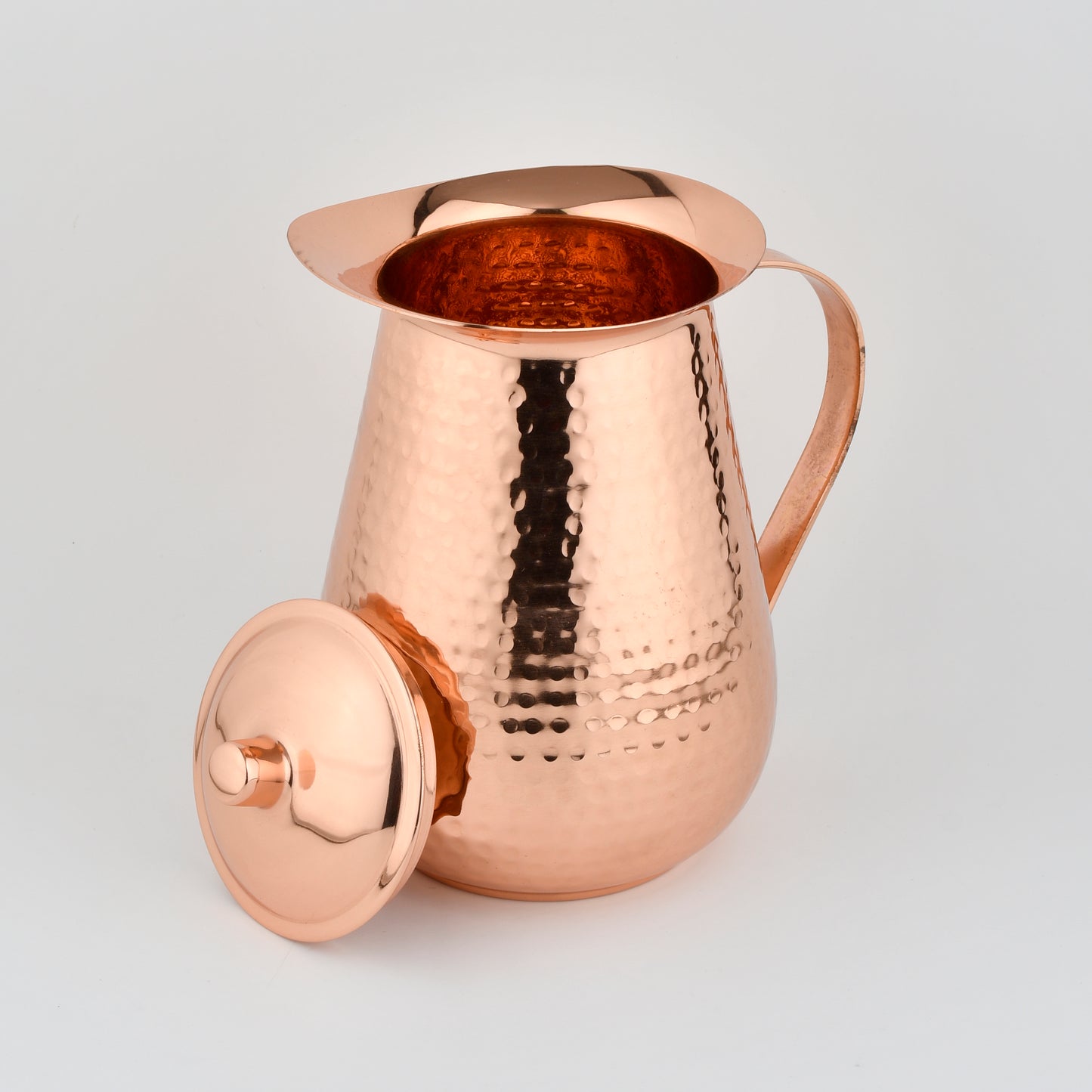 Pure Copper Flat Base Jug 2L